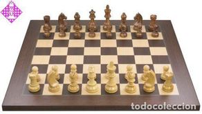 Collezionismo sportivo: Ajedrez. Chess. Wireless e-board rosewood - chessmen Timeless no indices - chessmen weighted